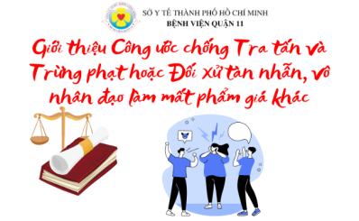 Giới thiệu Công ước chống Tra tấn và Trừng phạt hoặc Đối xử tàn nhẫn, vô nhân đạo làm mất phẩm giá khác